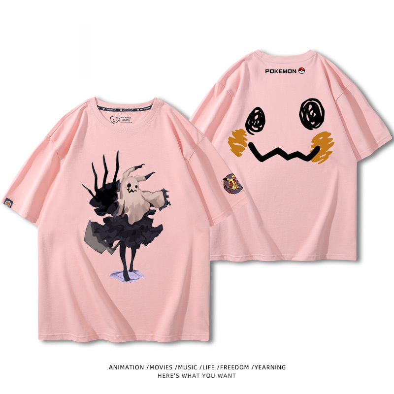 精靈寶可夢 2024親子情侶男女同款 純棉T恤