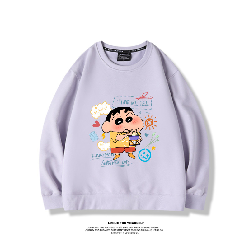 蠟筆小新2023親子情侶裝 圓領長袖