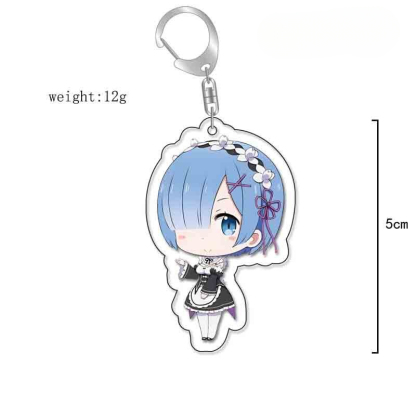 Re：從零開始的異世界生活拉姆雷姆艾米莉亞亞力克鑰匙扣掛飾【單買三件起送】