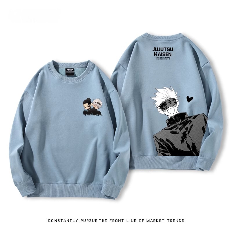 【預售2.25號發貨】鏈鋸人聯名衛衣2024秋冬新款親子情侶裝薄絨款連帽衛衣