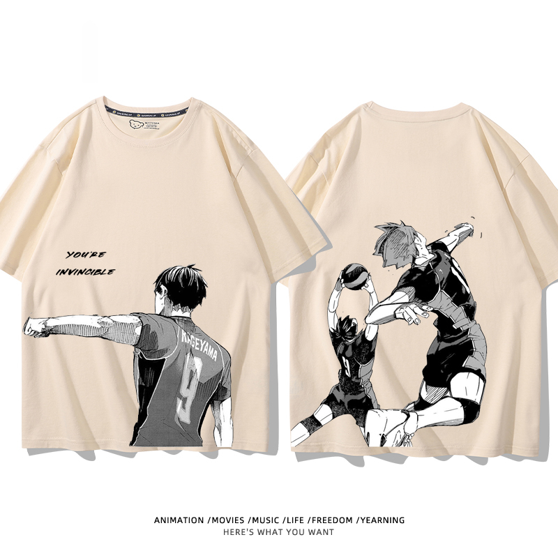 排球少年 2024親子情侶男女同款 純棉T恤