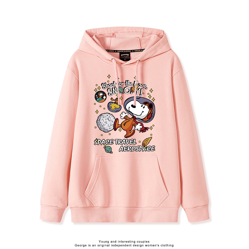 史努比 聯名衛衣2025秋冬新款親子情侶裝連帽衛衣