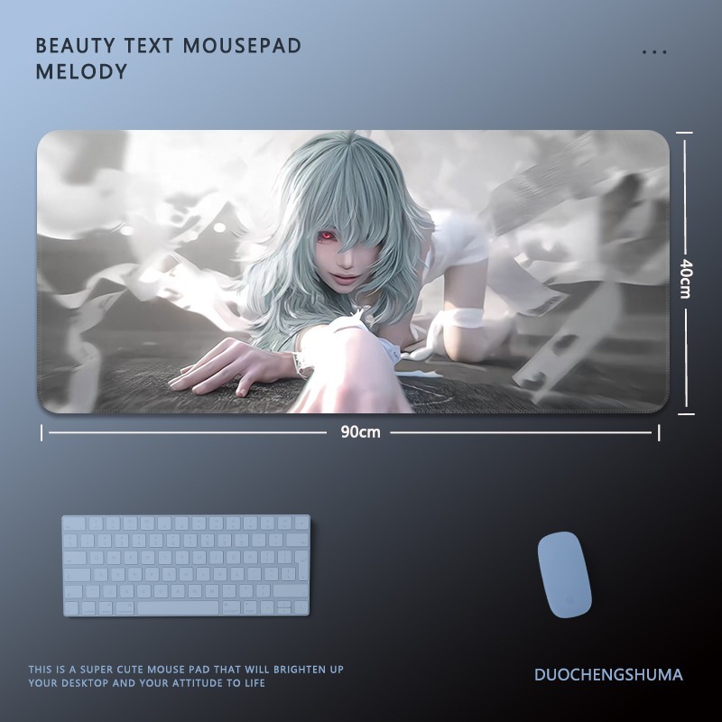動漫電競超大遊戲加厚防滑鼠標墊