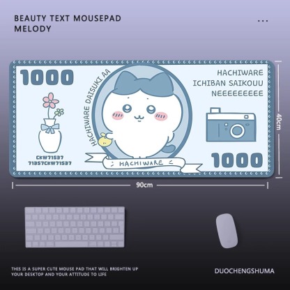 乌萨奇chiikawa電競超大遊戲加厚防滑鼠標墊