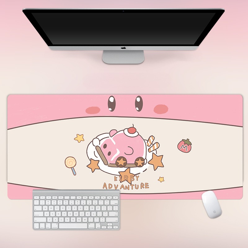 星之卡比電競超大遊戲加厚防滑鼠標墊