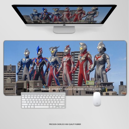 奥特曼電競超大遊戲加厚防滑鼠標墊