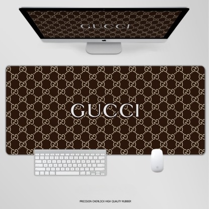 古馳電競超大遊戲加厚防滑鼠標墊