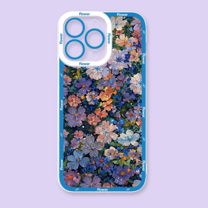 花朵天使眼透明防摔軟殼