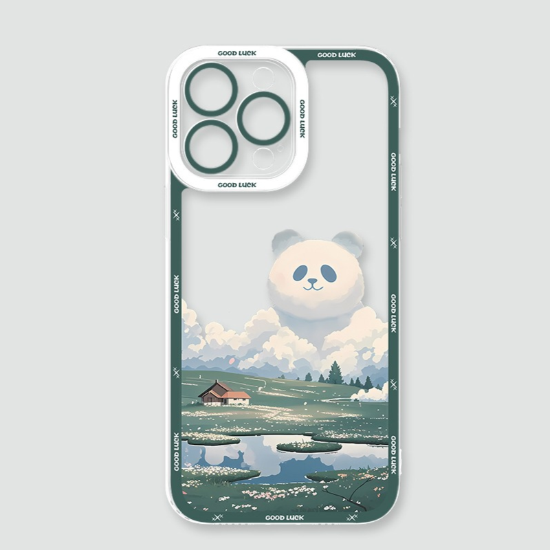 雲朵萌寵天使眼透明防摔軟殼