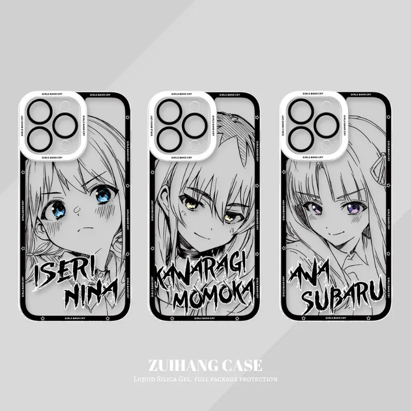 Girls Band Cry天使眼透明防摔軟殼