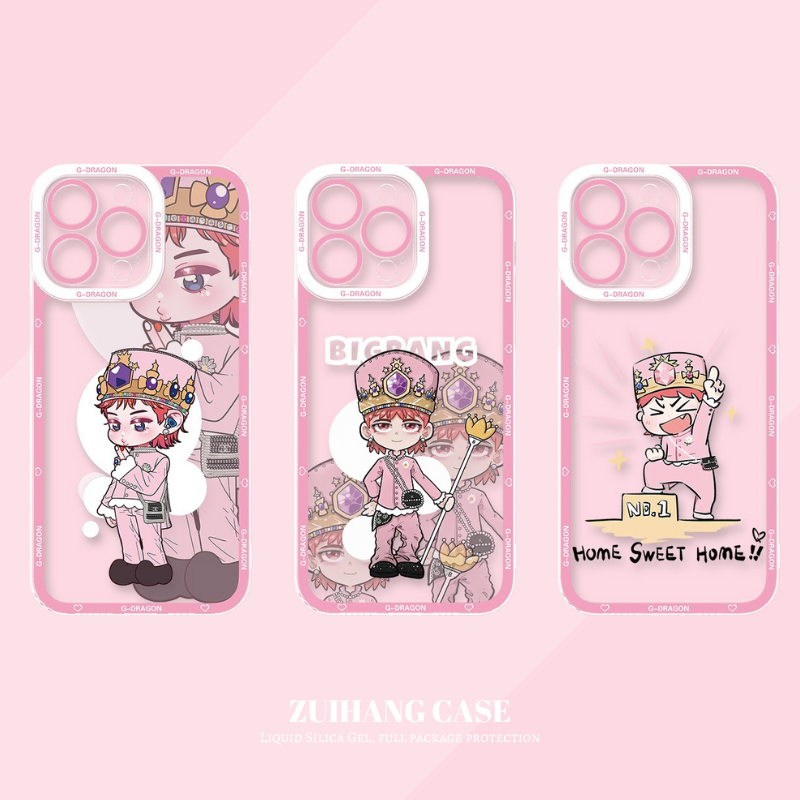 GD權志龍天使眼透明防摔軟殼