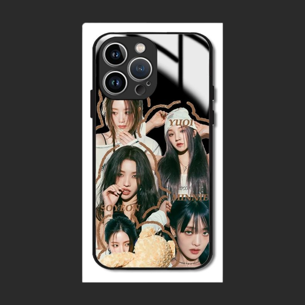 (G)I-DLE新款高清全包防摔玻璃殼-ZUIHANG SHOP