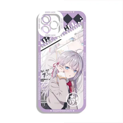 不時輕聲地以俄語遮羞的鄰座艾莉同學天使眼透明防摔軟殼