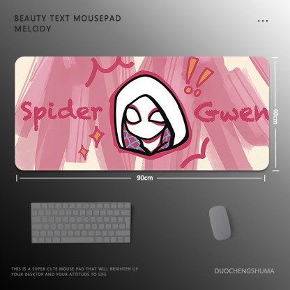 蜘蛛俠電競超大遊戲加厚防滑鼠標墊