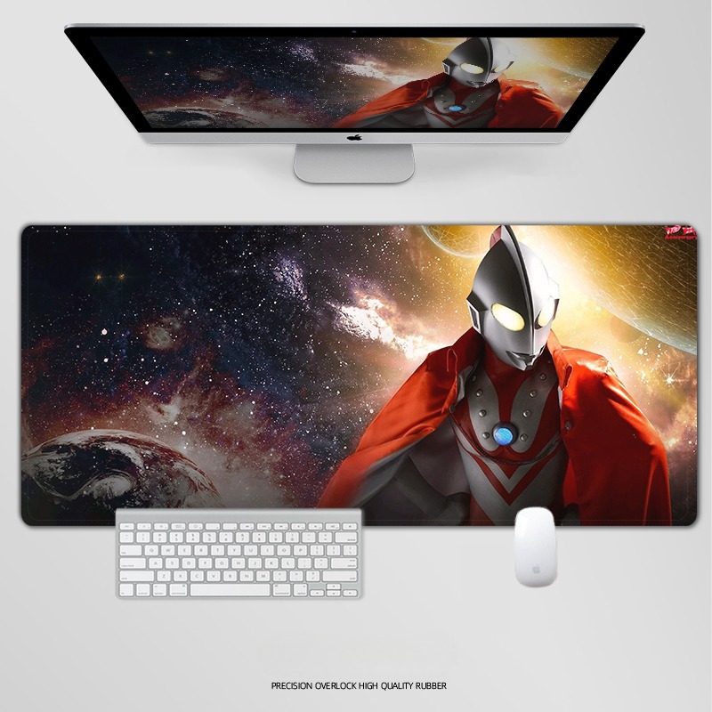 奥特曼電競超大遊戲加厚防滑鼠標墊