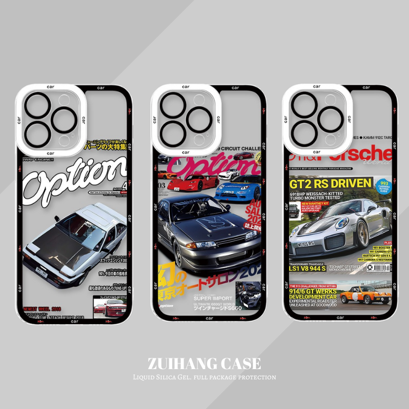 AE86賽車天使眼透明防摔軟殼