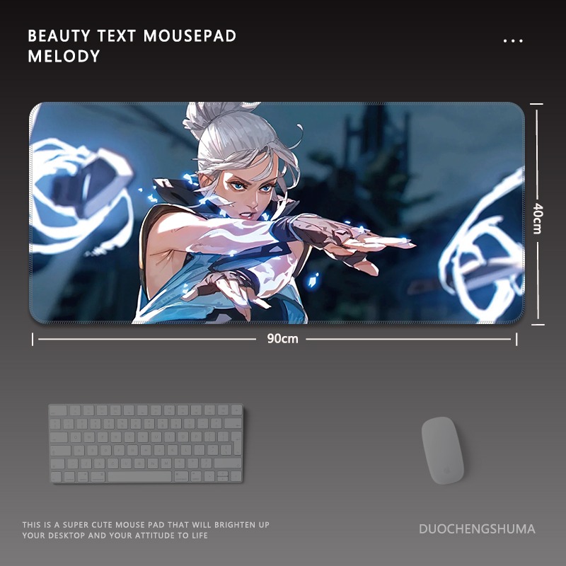 Valorant電競超大遊戲加厚防滑鼠標墊