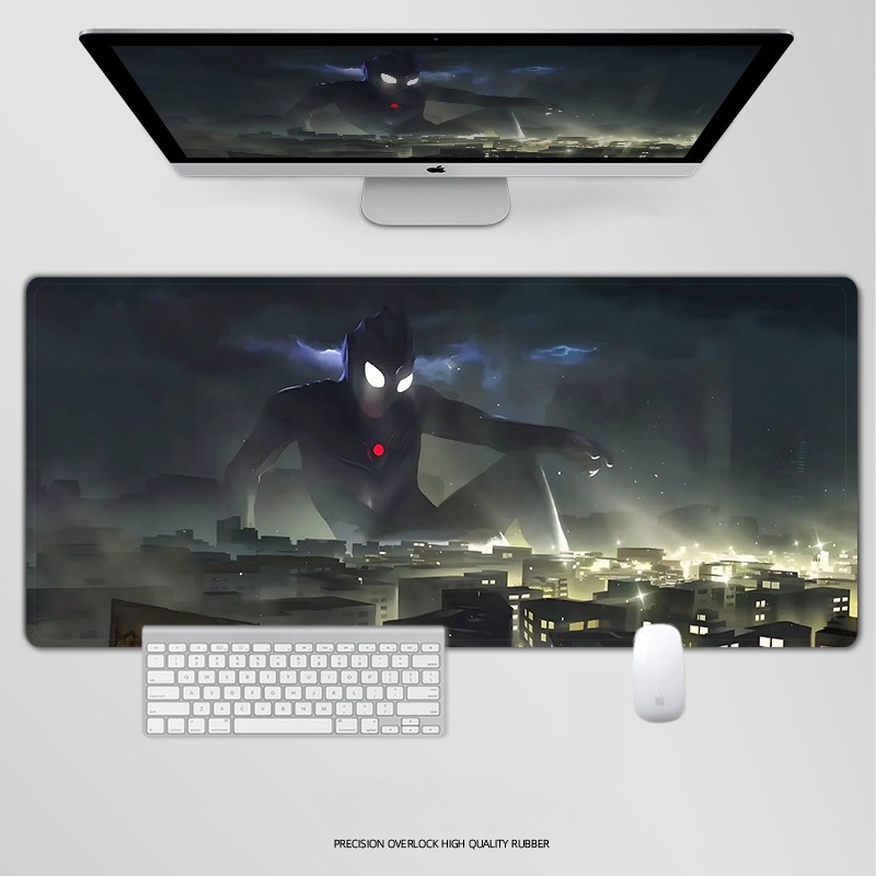 奥特曼電競超大遊戲加厚防滑鼠標墊