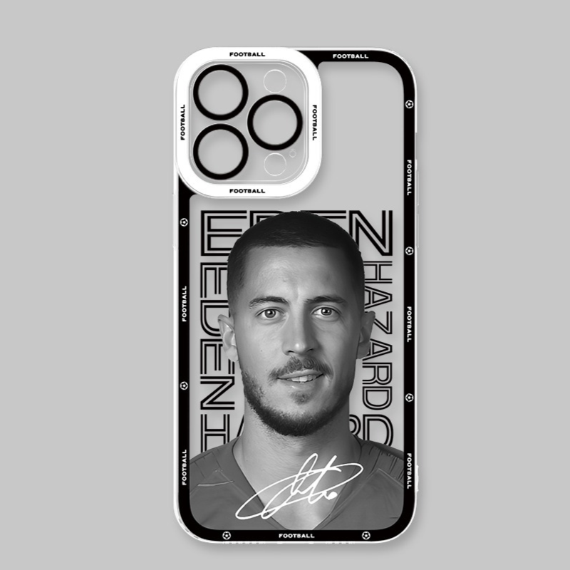 足球明星天使眼透明防摔軟殼