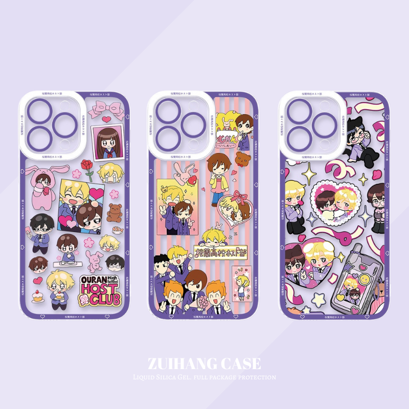 櫻花高校男公關部天使眼透明防摔軟殼