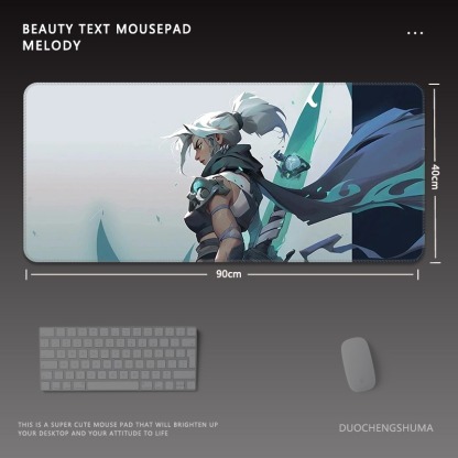 Valorant電競超大遊戲加厚防滑鼠標墊