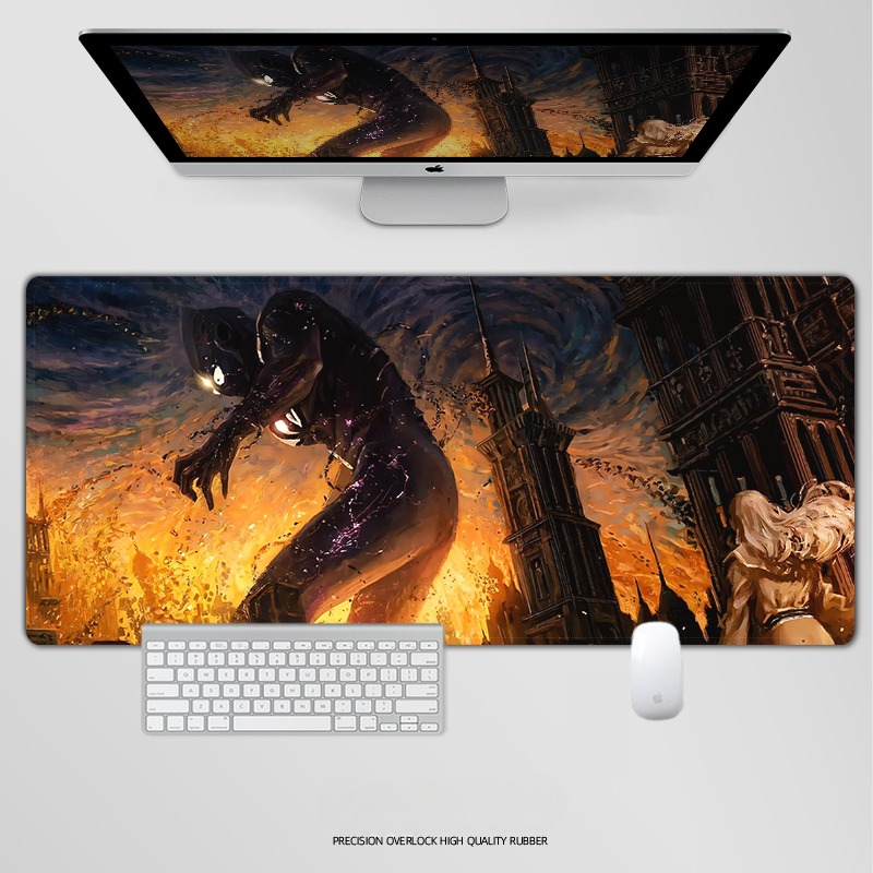 奥特曼電競超大遊戲加厚防滑鼠標墊