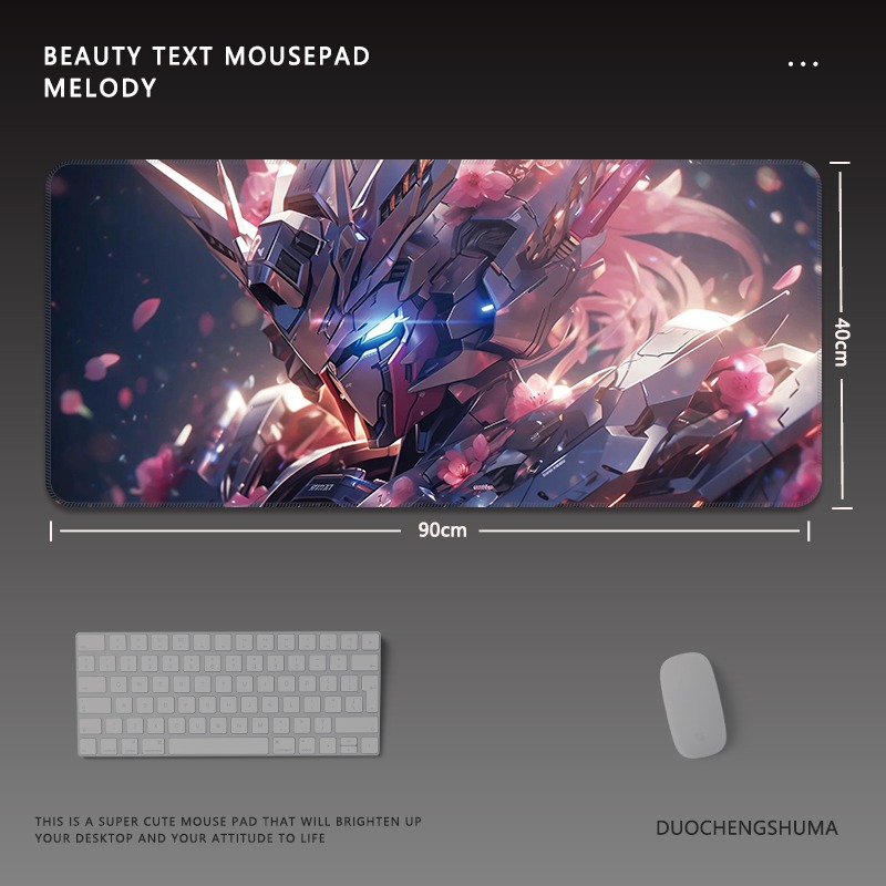 機動戰士鋼彈電競超大遊戲加厚防滑鼠標墊