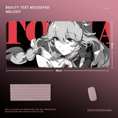 絕區零電競超大遊戲加厚防滑鼠標墊