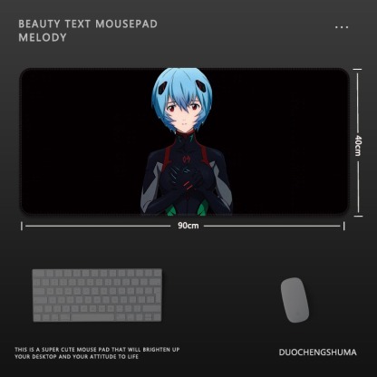 EVA新世紀福音戰士電競超大遊戲加厚防滑鼠標墊