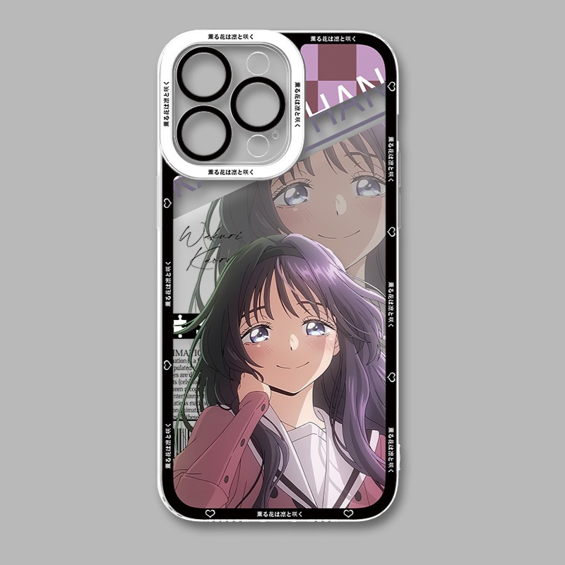 薰香花朵凜然綻放天使眼透明防摔軟殼