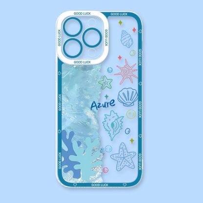 海洋生物天使眼透明防摔軟殼