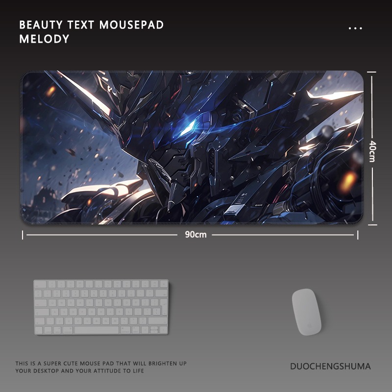 機動戰士鋼彈電競超大遊戲加厚防滑鼠標墊