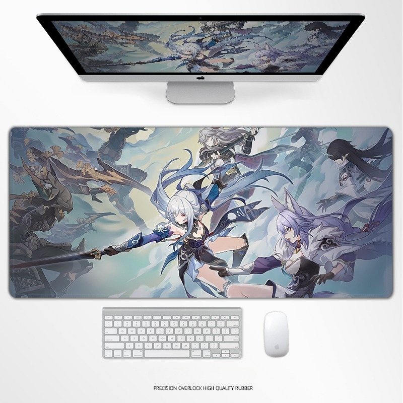 崩壞星穹鐵道電競超大遊戲加厚防滑鼠標墊