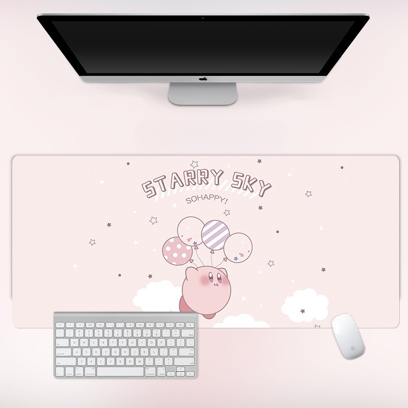 星之卡比電競超大遊戲加厚防滑鼠標墊