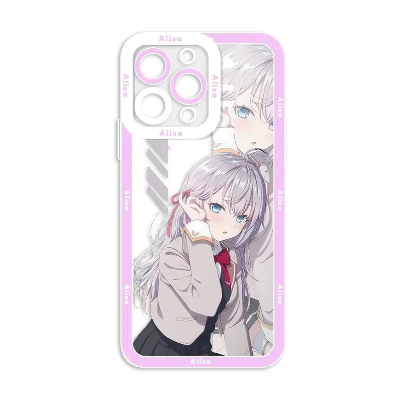 不時輕聲地以俄語遮羞的鄰座艾莉同學天使眼透明防摔軟殼