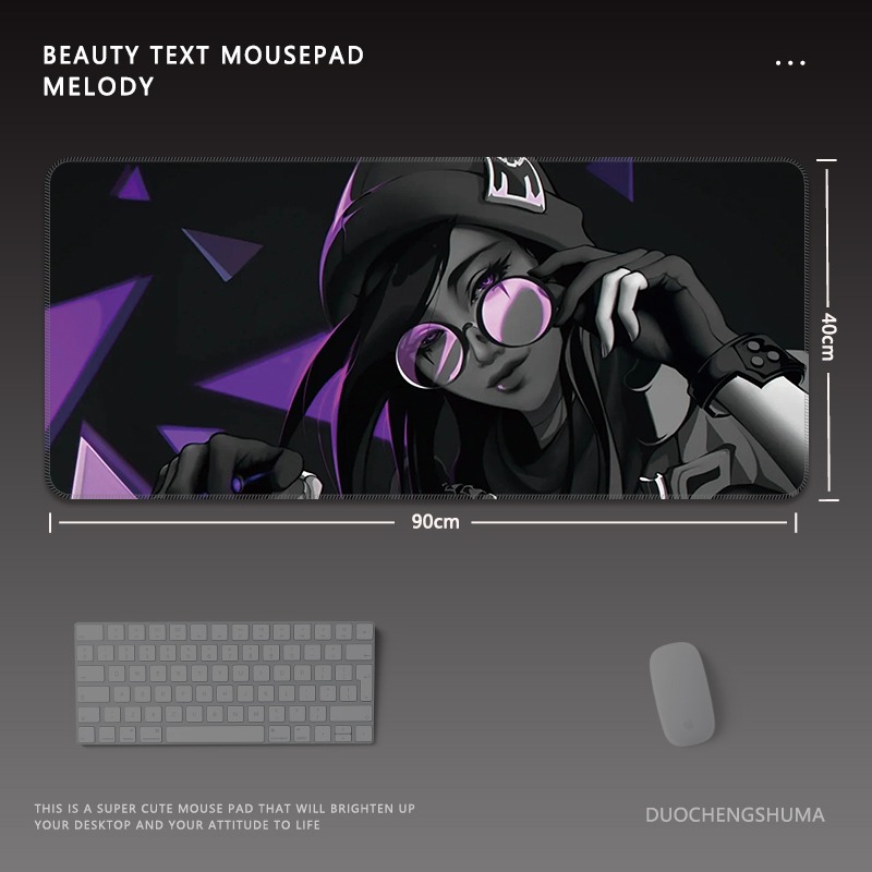 Valorant電競超大遊戲加厚防滑鼠標墊