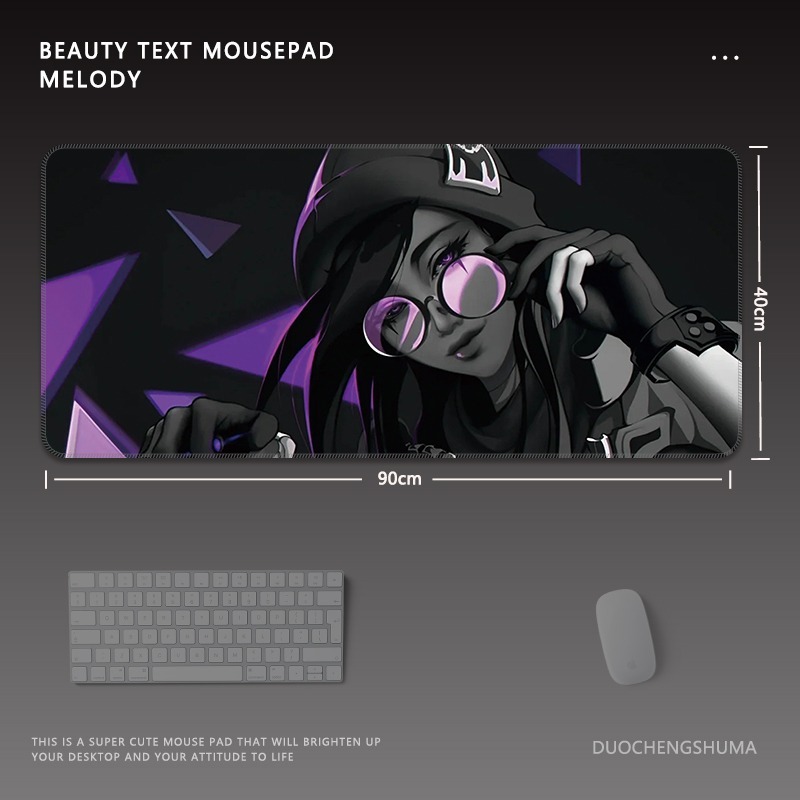 Valorant電競超大遊戲加厚防滑鼠標墊