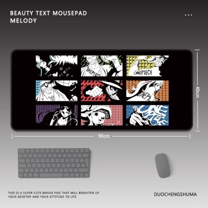 航海王電競超大遊戲加厚防滑鼠標墊