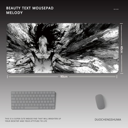 古風動漫電競超大遊戲加厚防滑鼠標墊