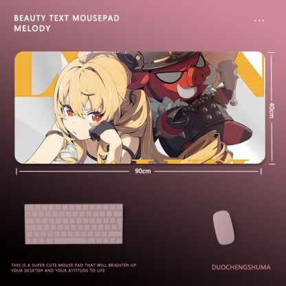 絕區零電競超大遊戲加厚防滑鼠標墊