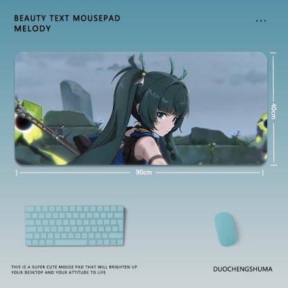 絕區零電競超大遊戲加厚防滑鼠標墊