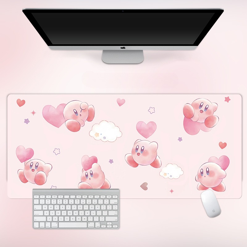 星之卡比電競超大遊戲加厚防滑鼠標墊