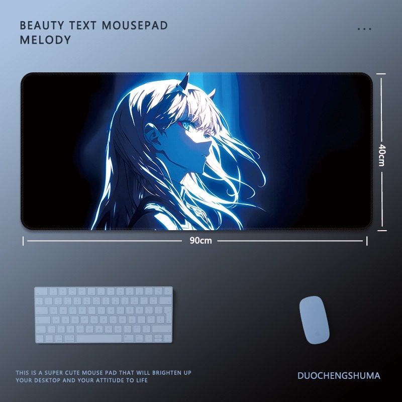 動漫電競超大遊戲加厚防滑鼠標墊