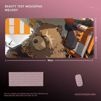 絕區零電競超大遊戲加厚防滑鼠標墊