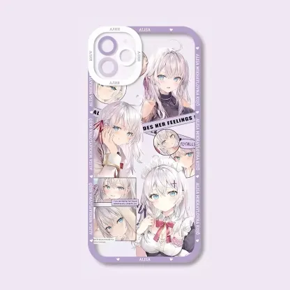 不時輕聲地以俄語遮羞的鄰座艾莉同學天使眼透明防摔軟殼