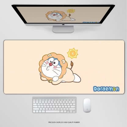 哆啦A夢電競超大遊戲加厚防滑鼠標墊