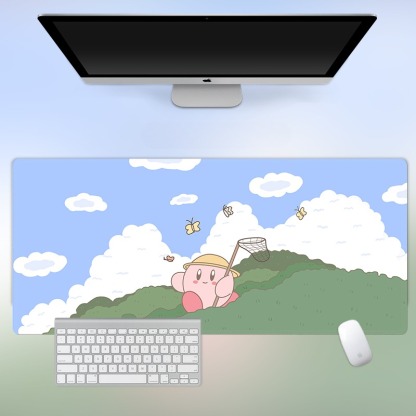 星之卡比電競超大遊戲加厚防滑鼠標墊