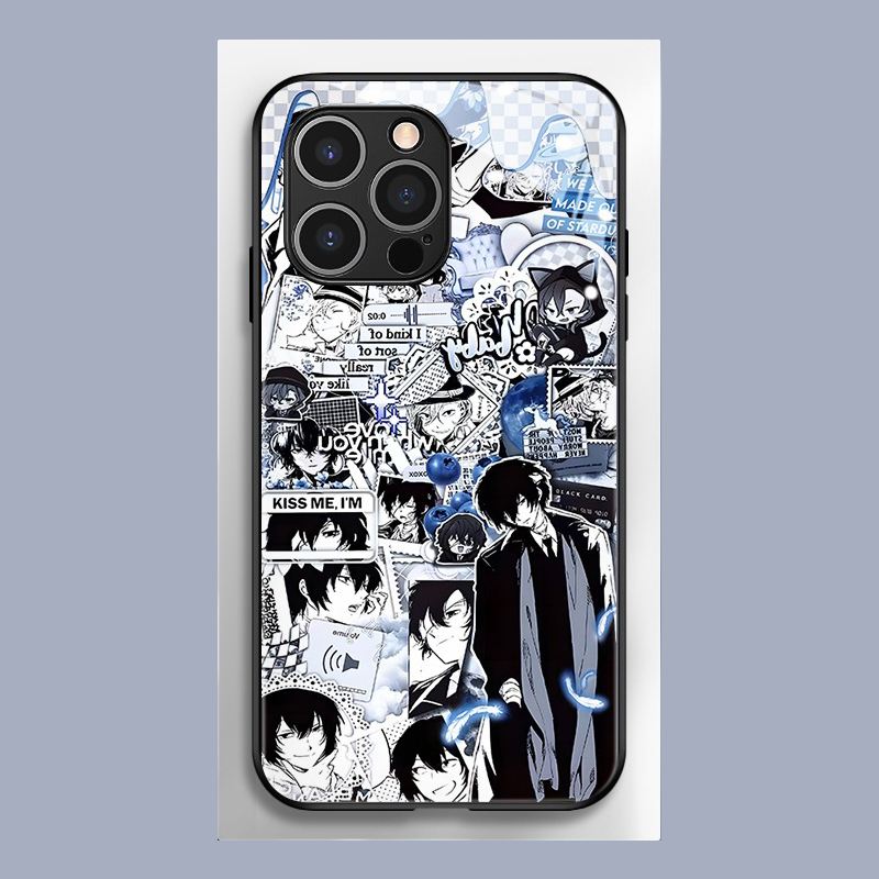 文豪野犬新款高清全包防摔玻璃殼