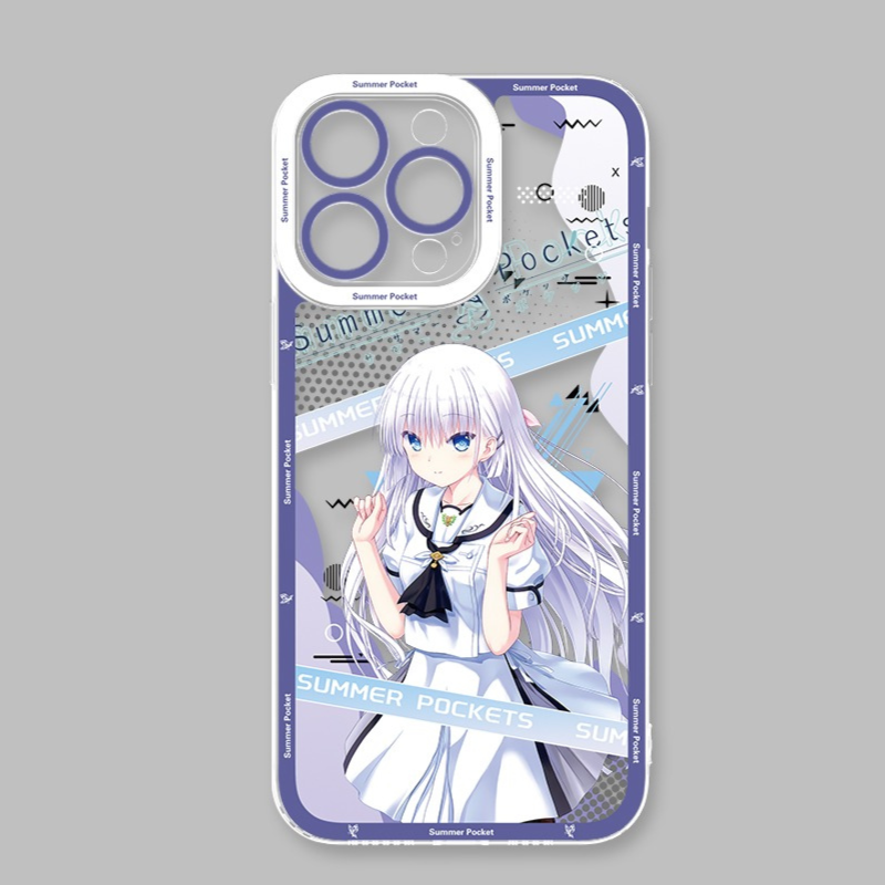 夏日口袋天使眼透明防摔軟殼