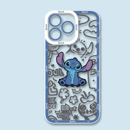 星際寶貝史迪奇天使眼透明防摔軟殼